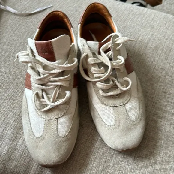 MASSIMO DUTTI Cloth low trainers in a size 9.5