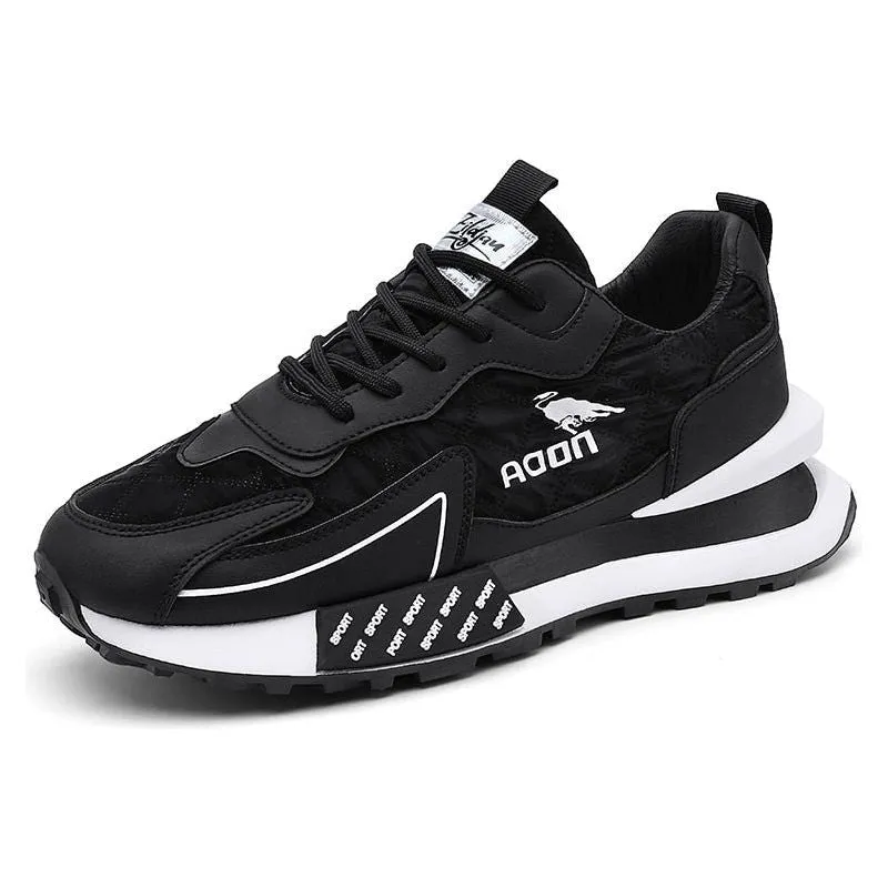 Men's Luxury Brand Trainers: Breathable, Comfy Walking Shoes.