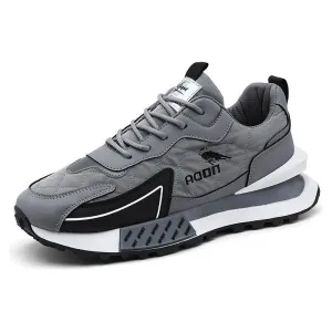 Men's Luxury Brand Trainers: Breathable, Comfy Walking Shoes.