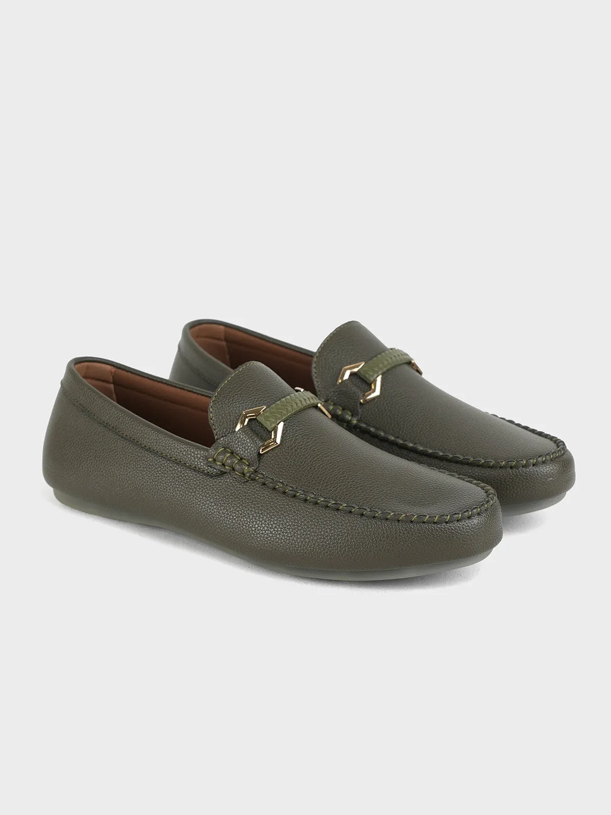 Mens "RAQAL" Comfy Moccasin Shoes