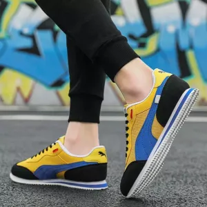 Men's yellow sneaker