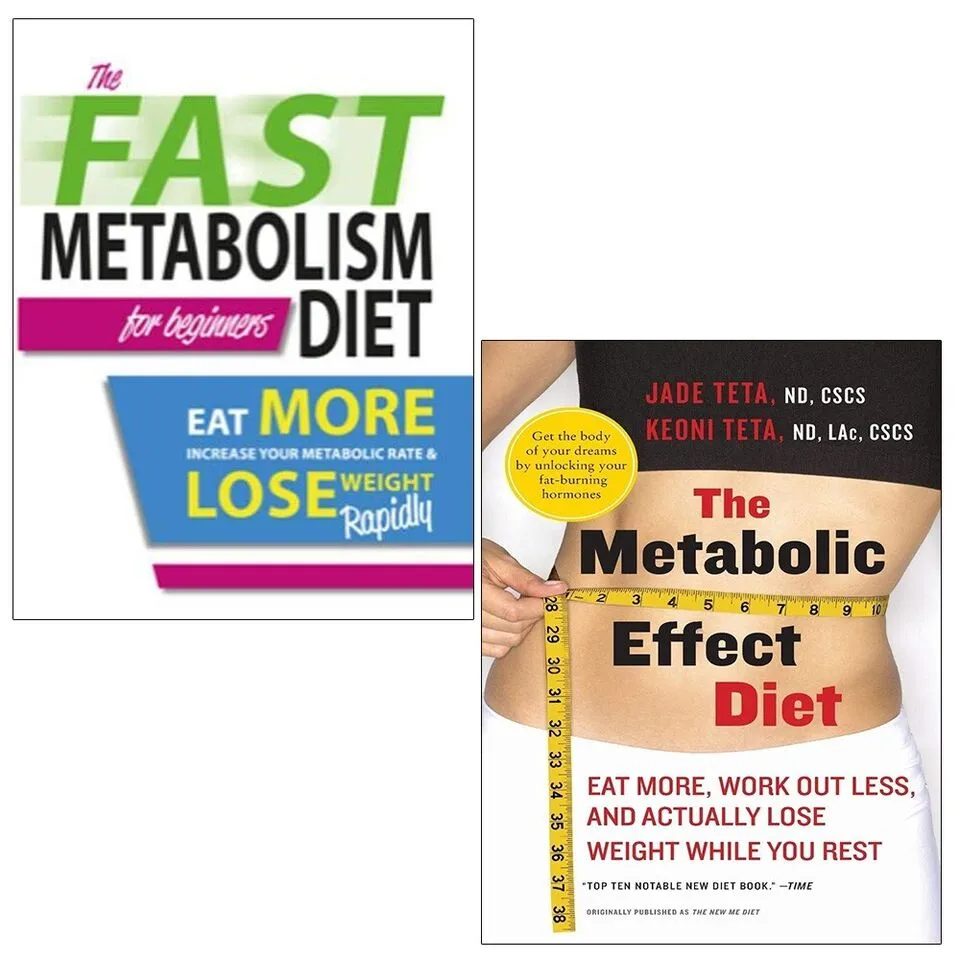Metabolic Effect Diet Jade Teta, Fast Metabolism Diet For Beginners 2 Books Set