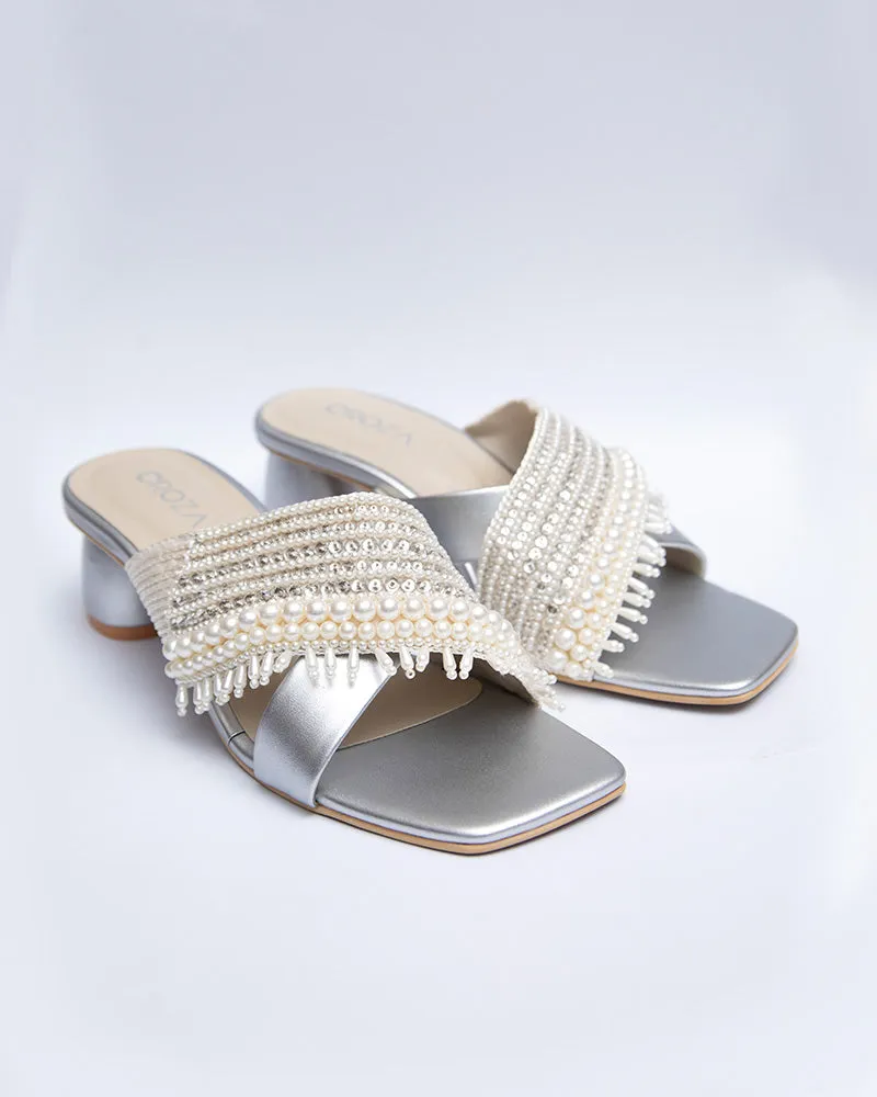 MOTIA Handwork Block Heels