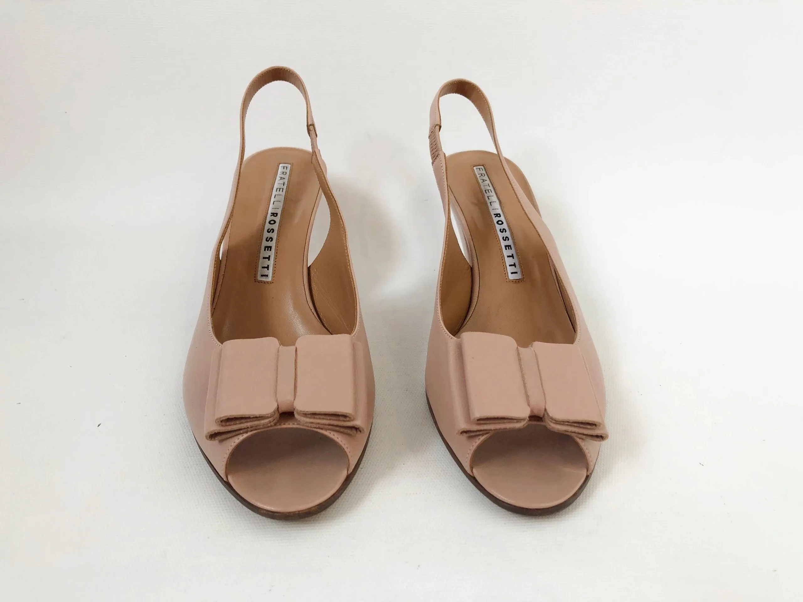 NEW Fratelli Rossetti Bow Slingback Size 39 It (9 Us)