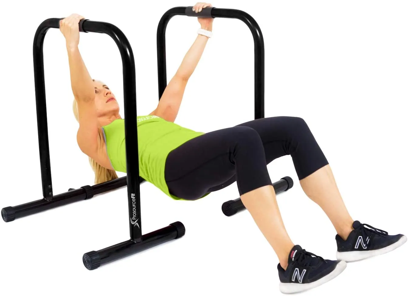 New in box! ProsourceFit Dip Stand Station, Ultimate Heavy Duty Body Bar Press with Safety Connector for Tricep Dips, Pull-Ups, Push-Ups, L-Sits! Retails $102 