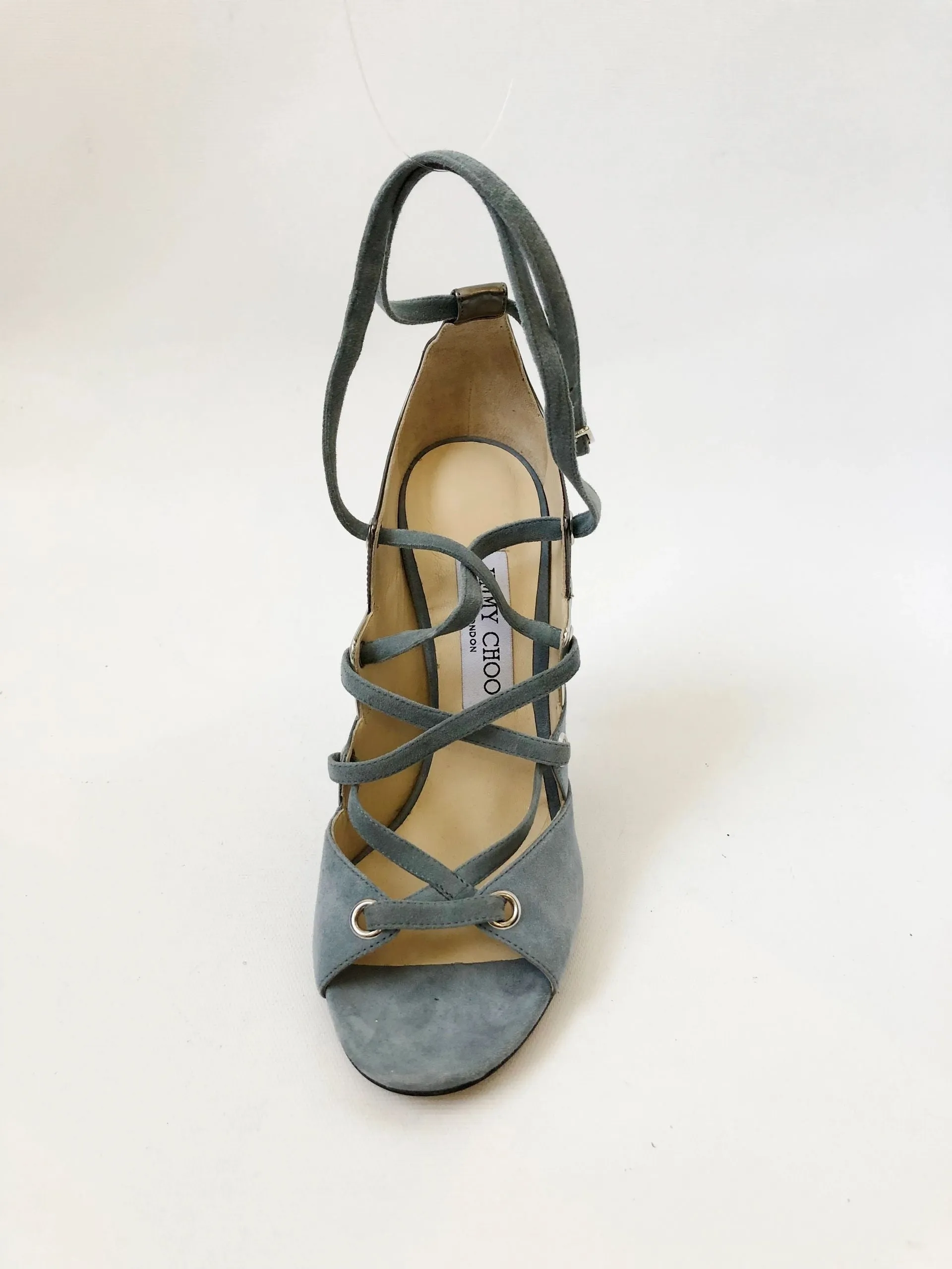 NEW Jimmy Choo Strappy High-Heel Sandal Size 38 It (8 Us)