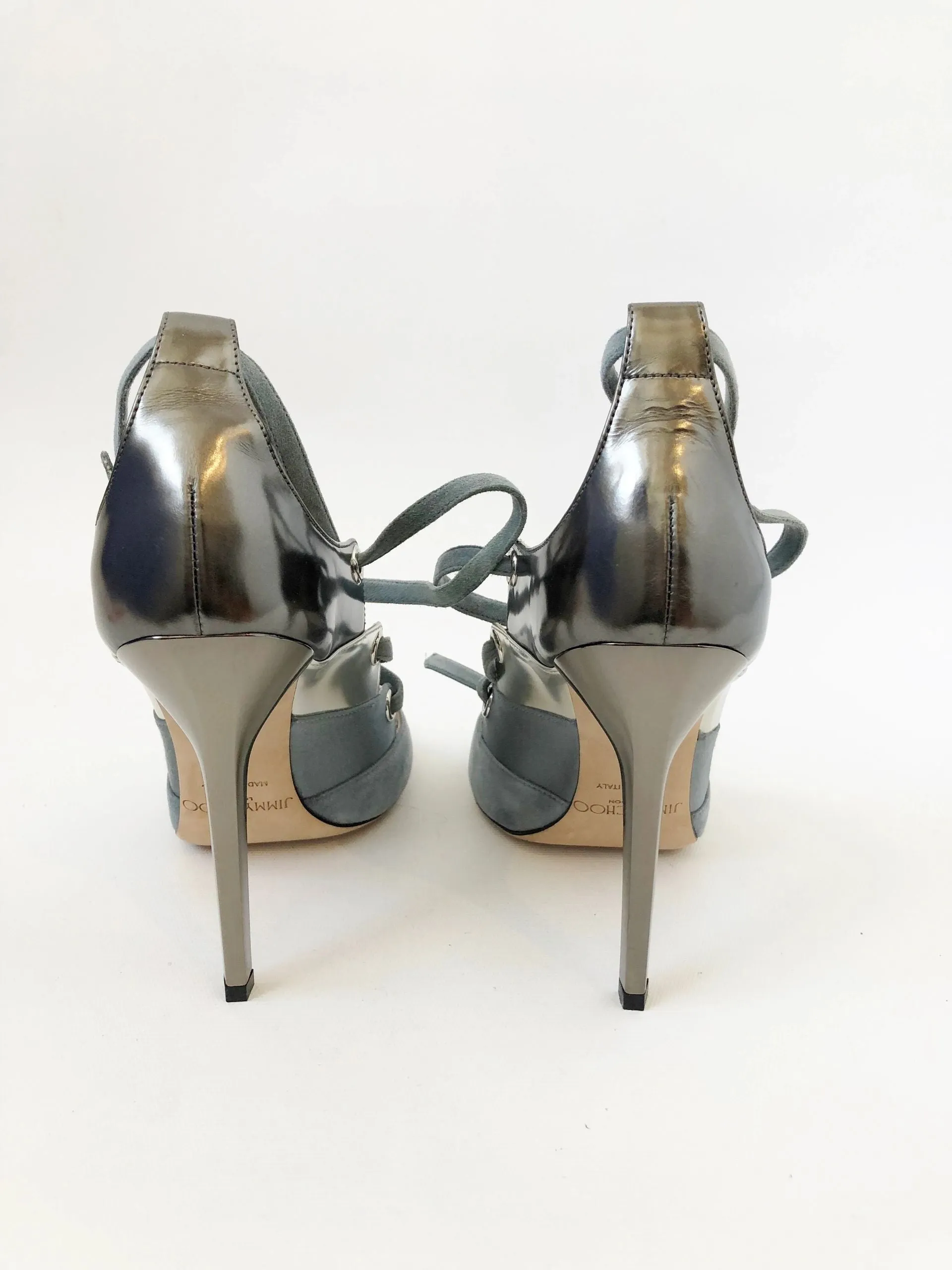 NEW Jimmy Choo Strappy High-Heel Sandal Size 38 It (8 Us)