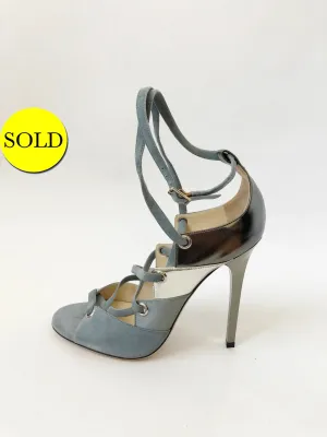 NEW Jimmy Choo Strappy High-Heel Sandal Size 38 It (8 Us)