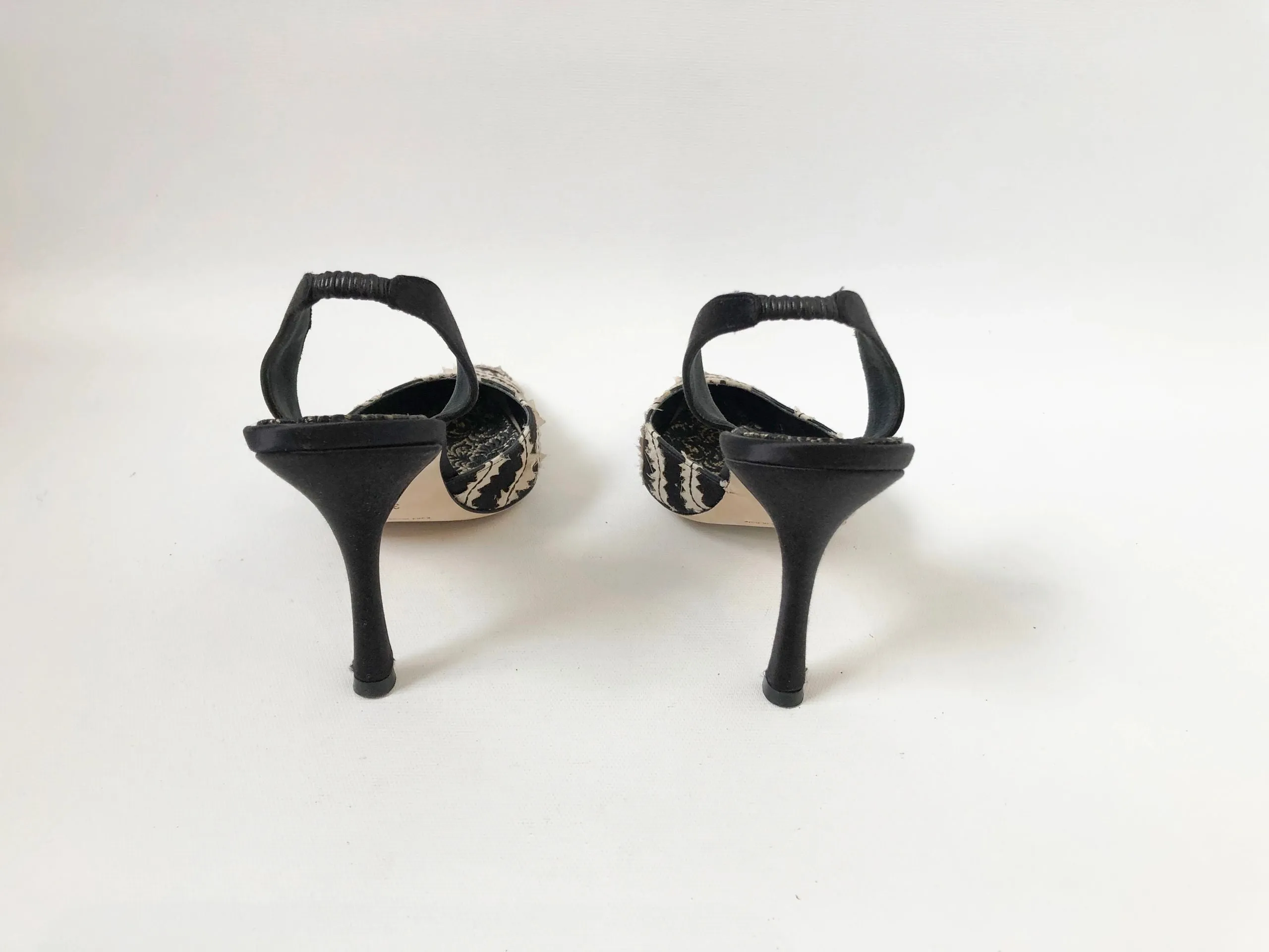NEW Manolo Blahnik Carolyne Slingback Size 38 It (8 Us)