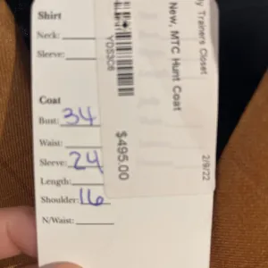 New MTC Brown Hunt Coat