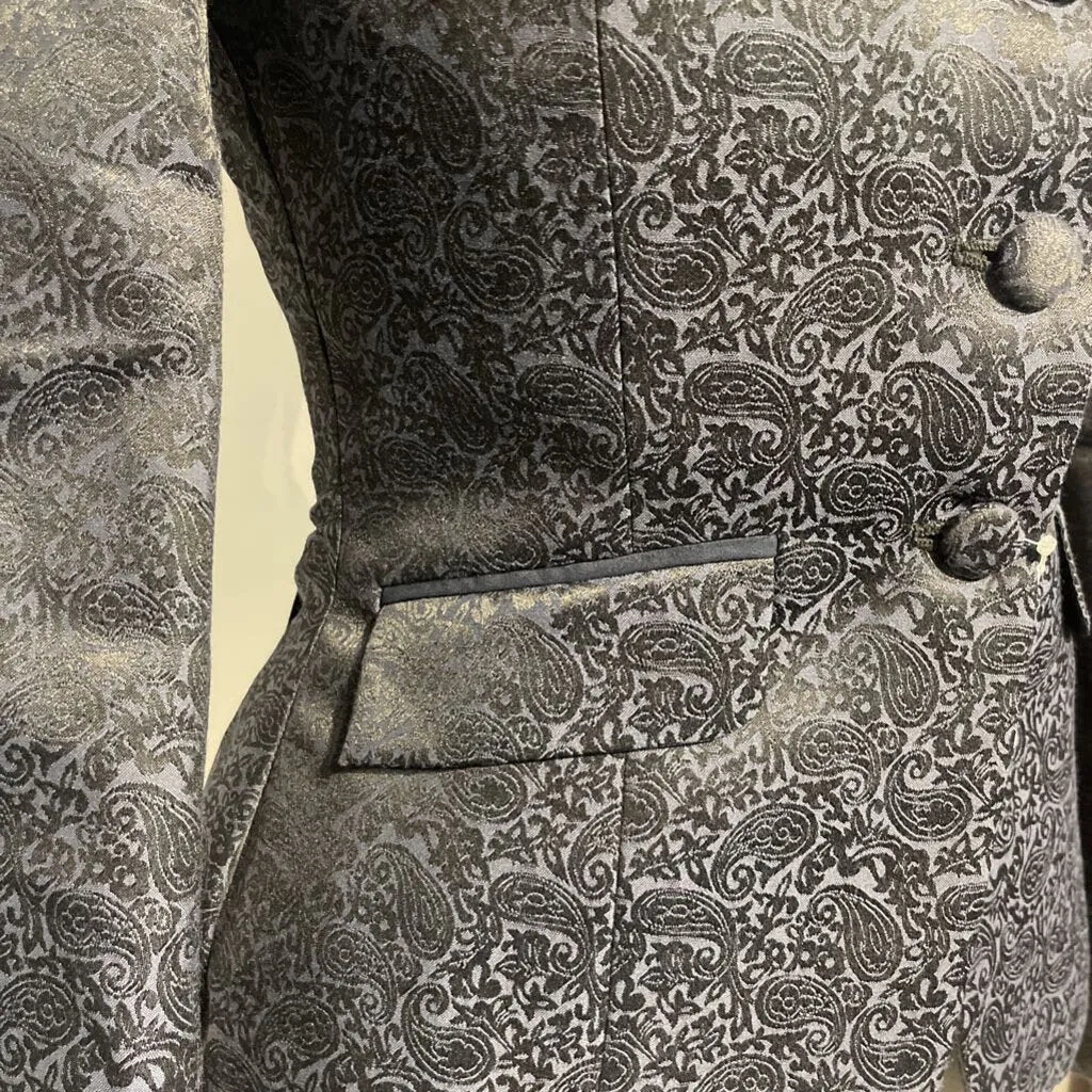 New MTC Navy Paisley Hunt Coat
