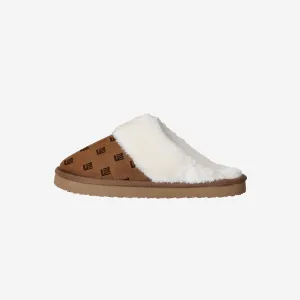 New York Giants Womens Repeat Logo Moccasin Slipper