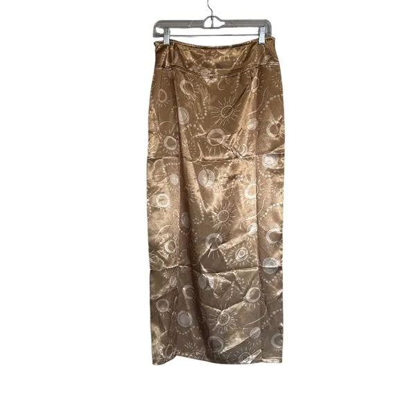 NWOT FREE PEOPLE Serena Slim Maxi Skirt