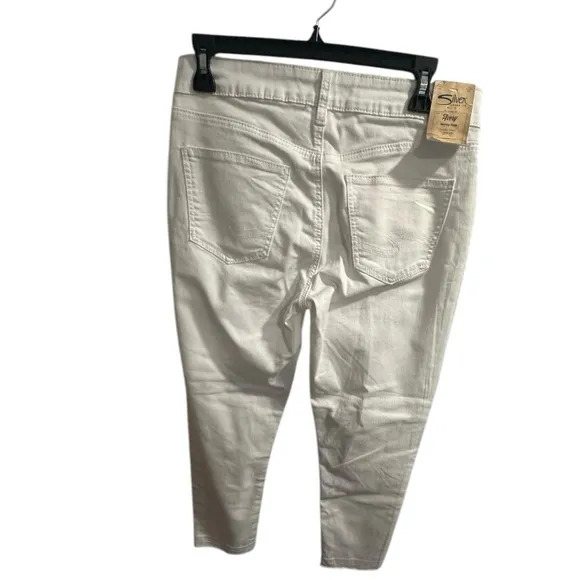 NWT Silver Avery Skinny Crop jeans size 29