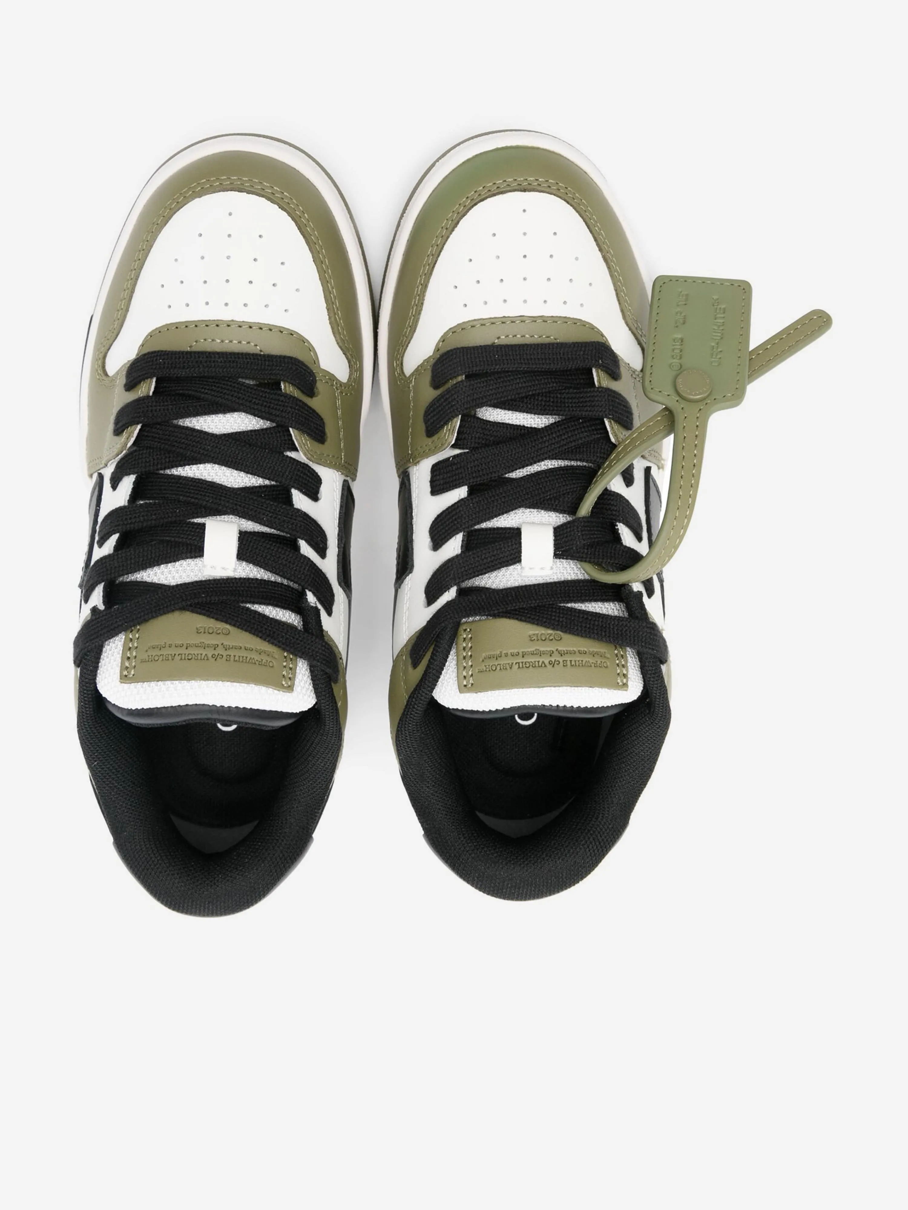 Off-White Kids Out Of Office Trainers in Green