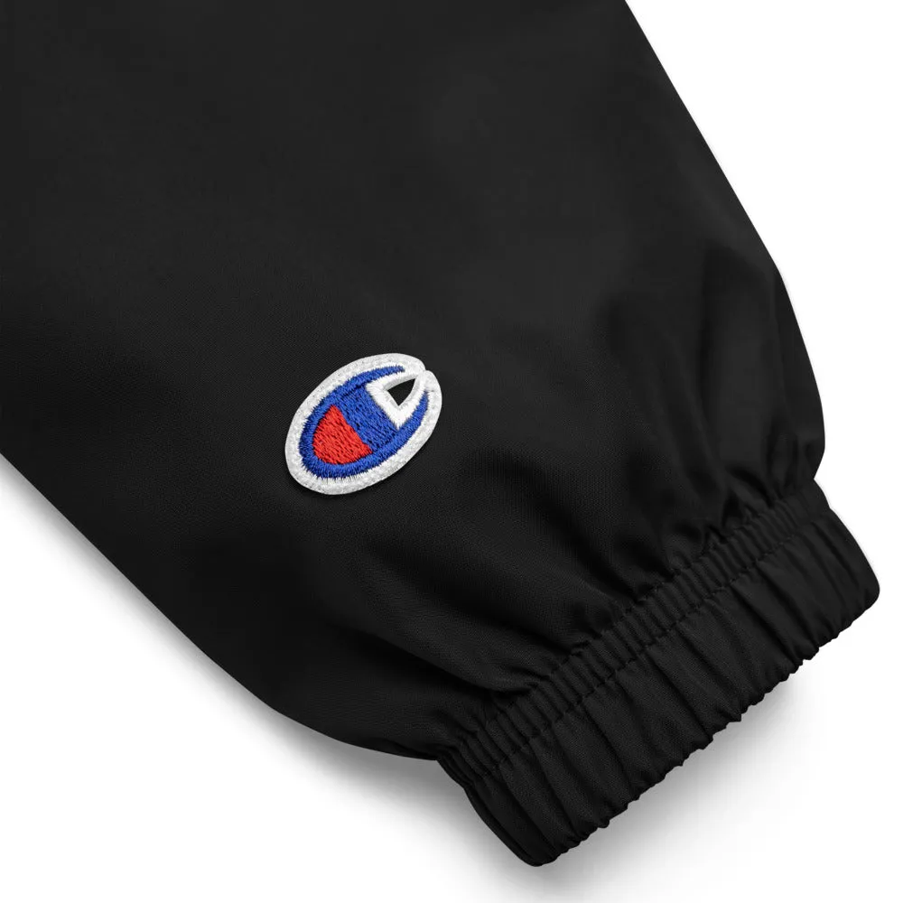 Packable Champion Jacket - pink/black/white