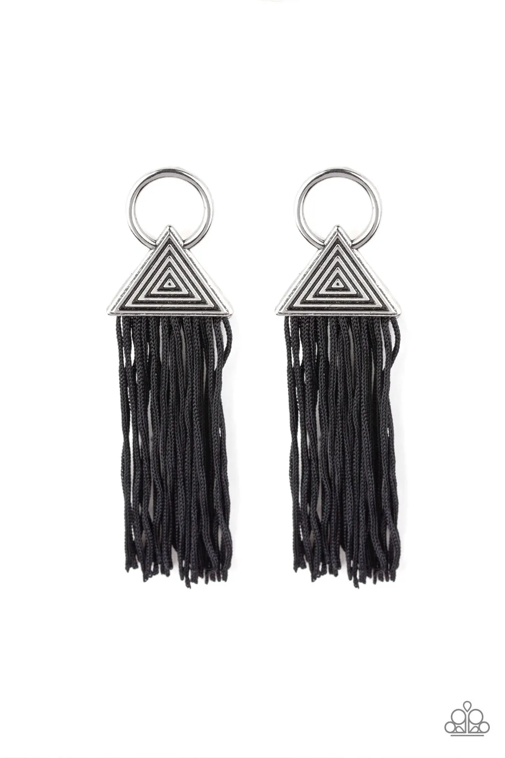 Paparazzi Oh My GIZA Earrings Black
