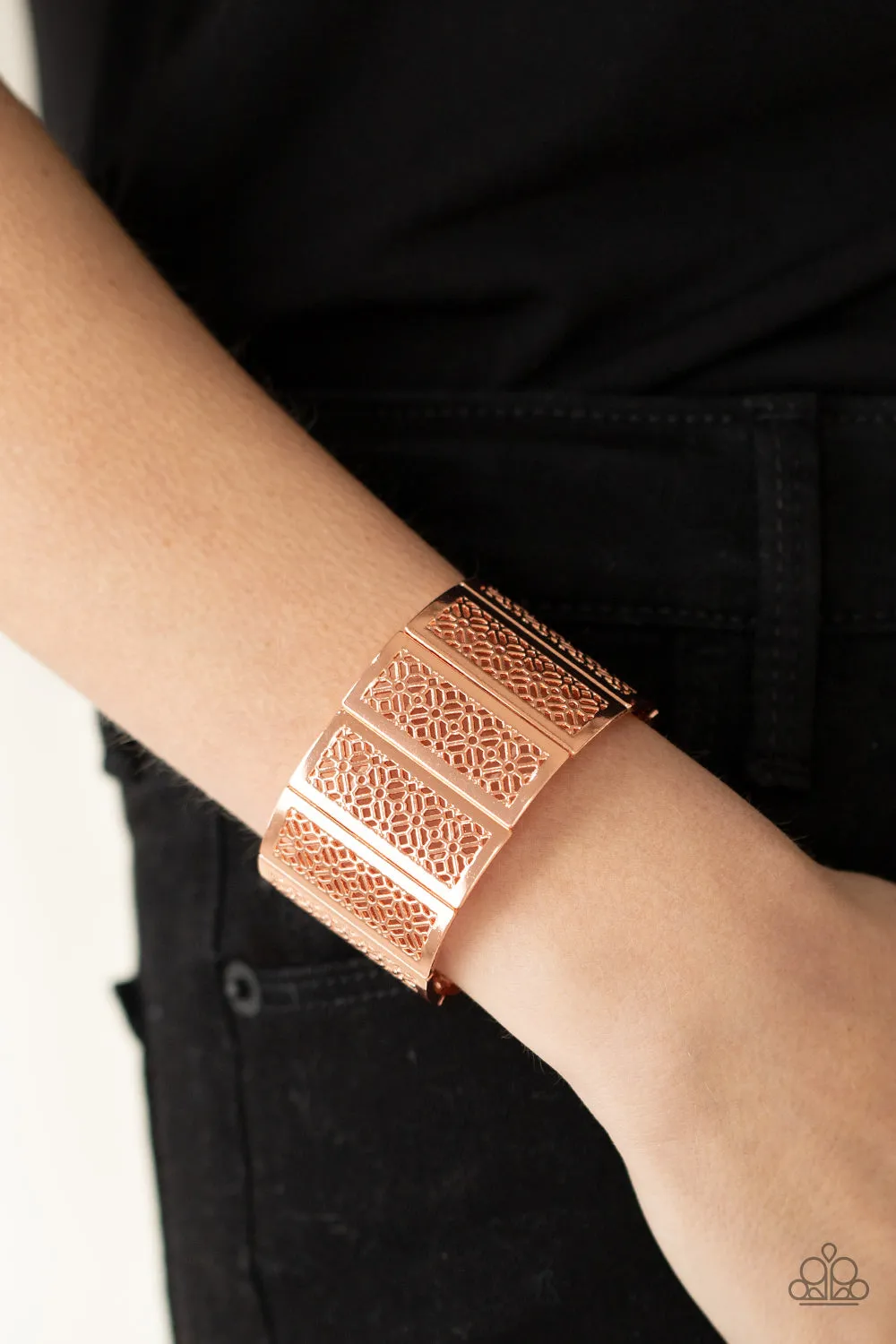 Paparazzi -Thai Terrariums - Copper Bracelet