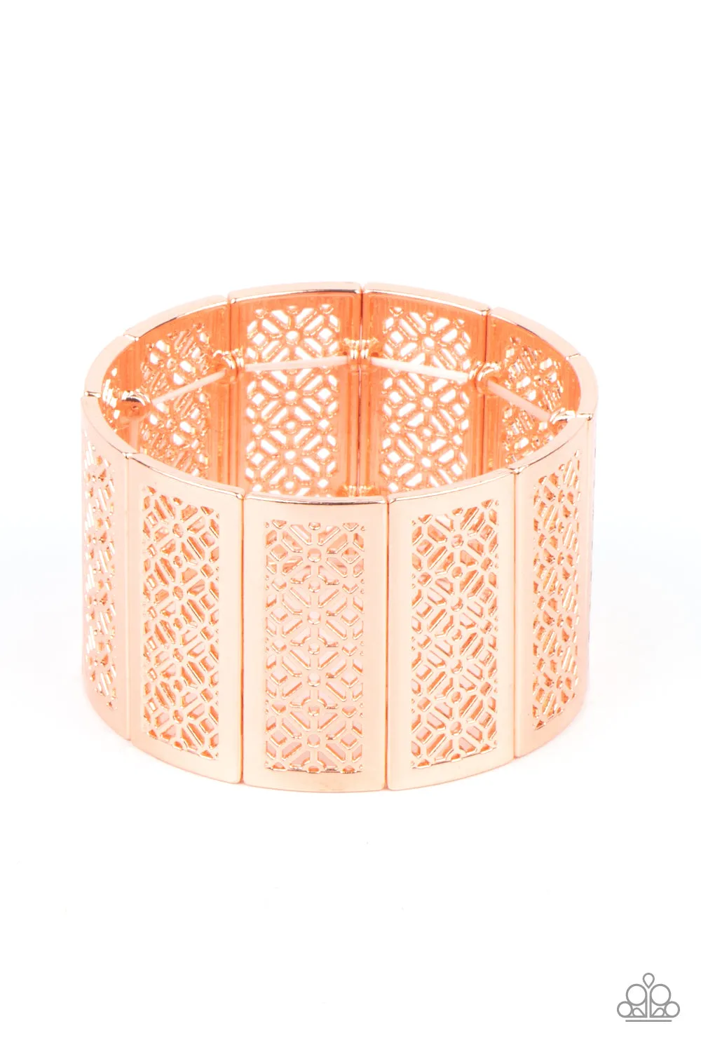 Paparazzi -Thai Terrariums - Copper Bracelet