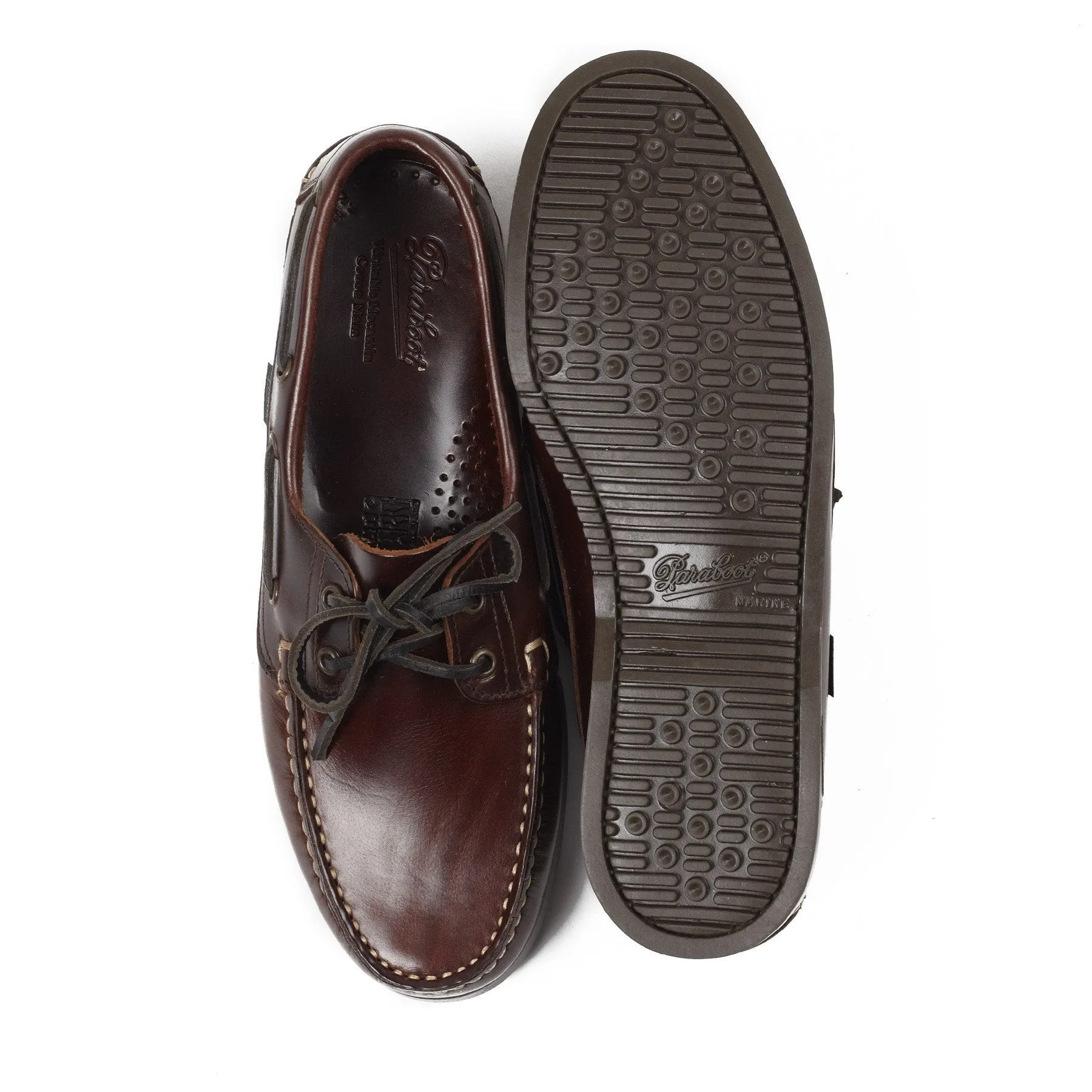 Paraboot Barth Deck Shoe in Marron/America