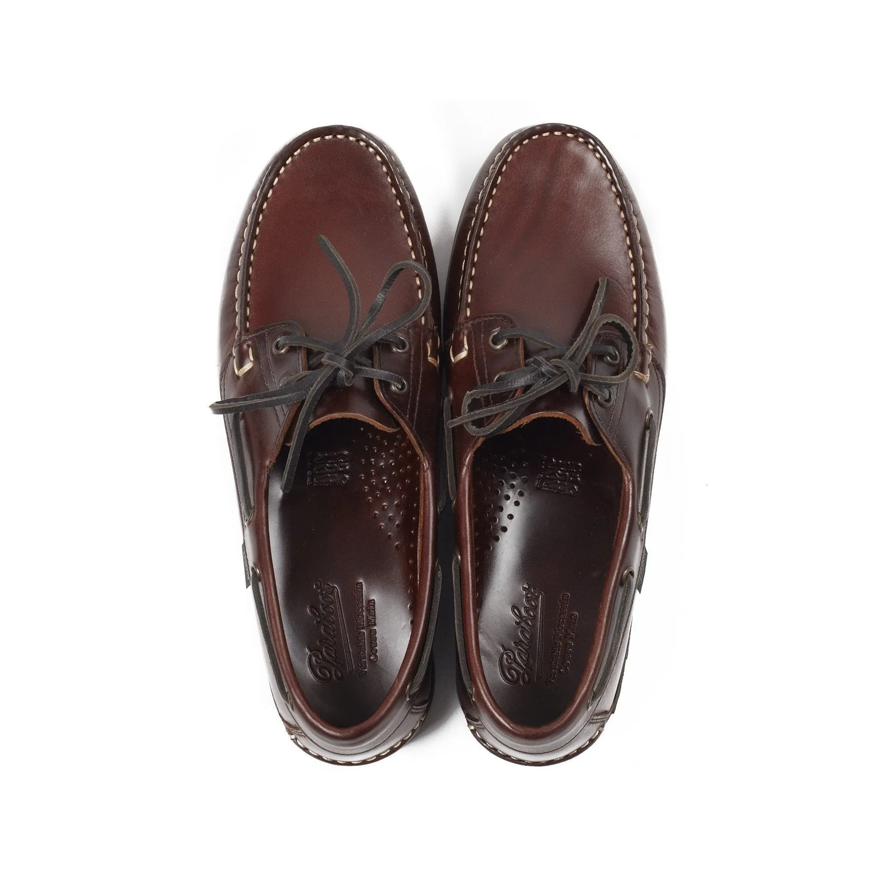 Paraboot Barth Deck Shoe in Marron/America