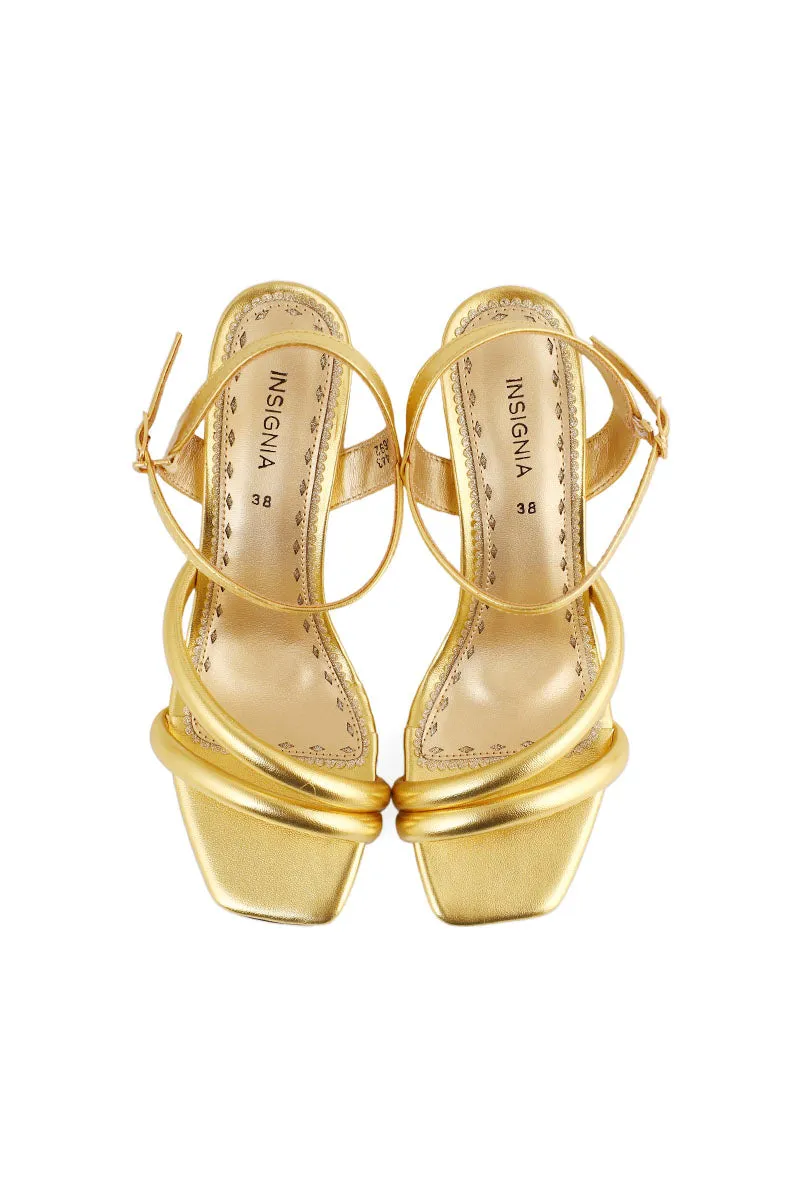 Party Wear Sandal I23692-Golden