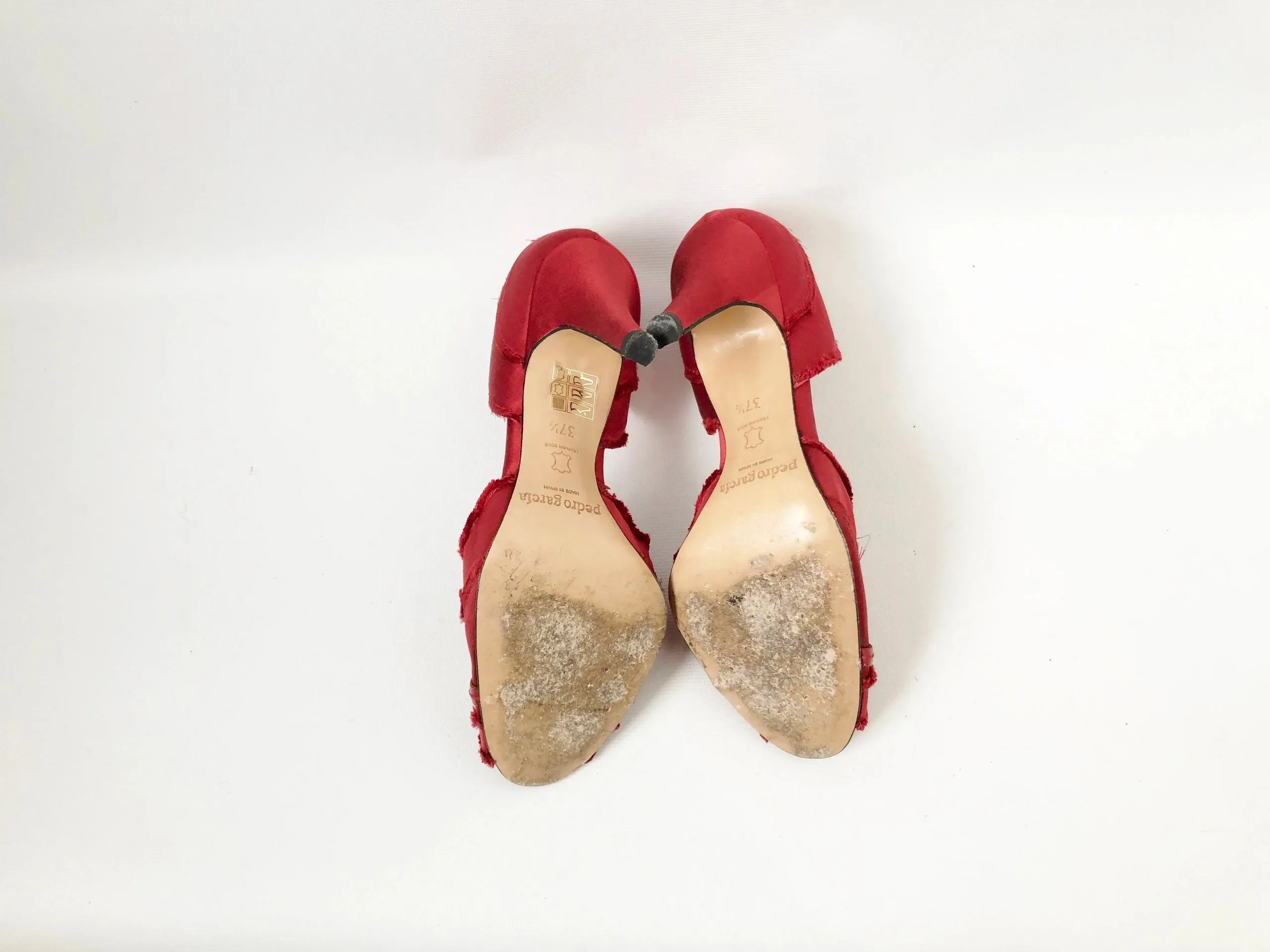 Pedro Garcia Embellished D'Orsay Size 37.5 It (7.5 Us)