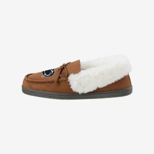 Penn State Nittany Lions Womens Tan Moccasin Slipper