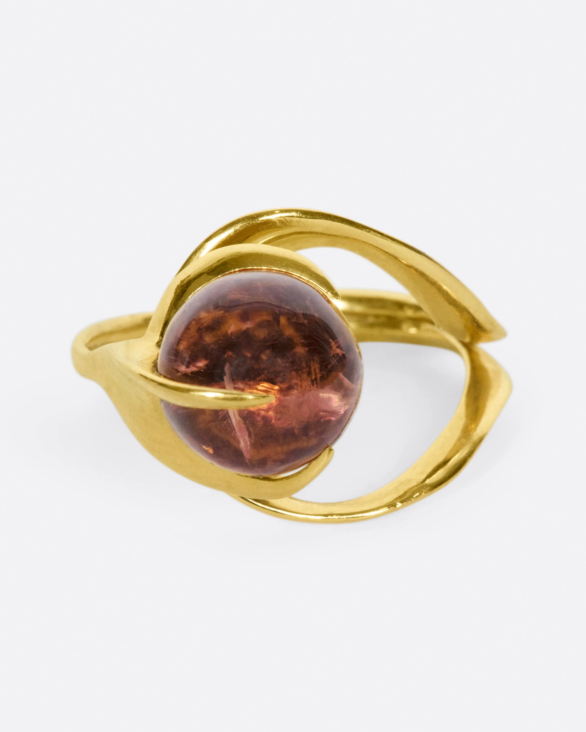 Pink Tourmaline Concha Ring