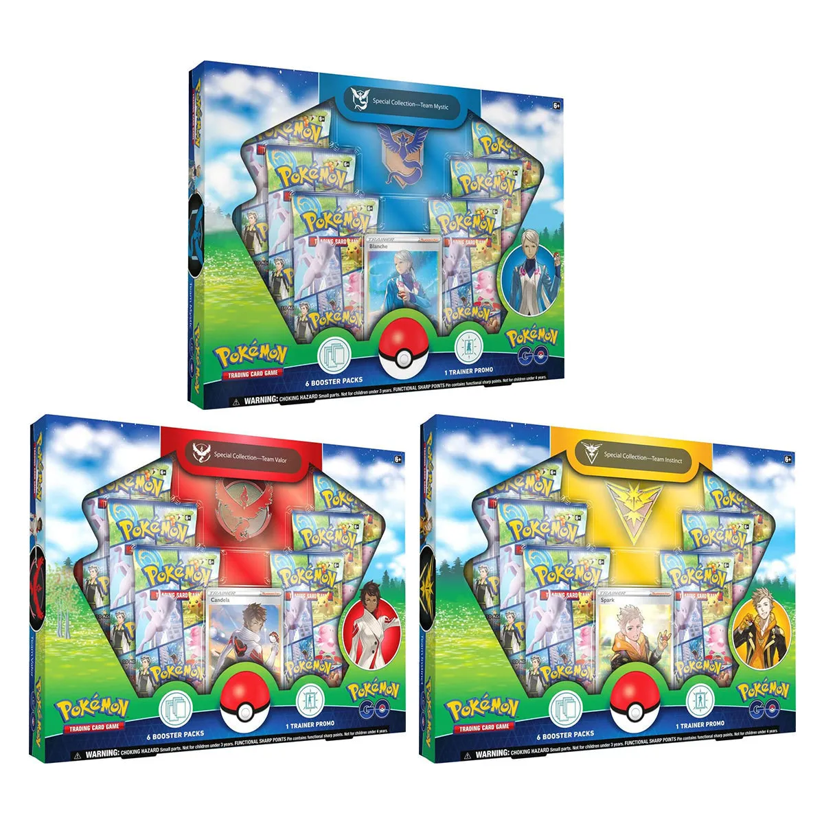 Pokemon GO Special Team Collections (Set of 3) POKEMON TCG