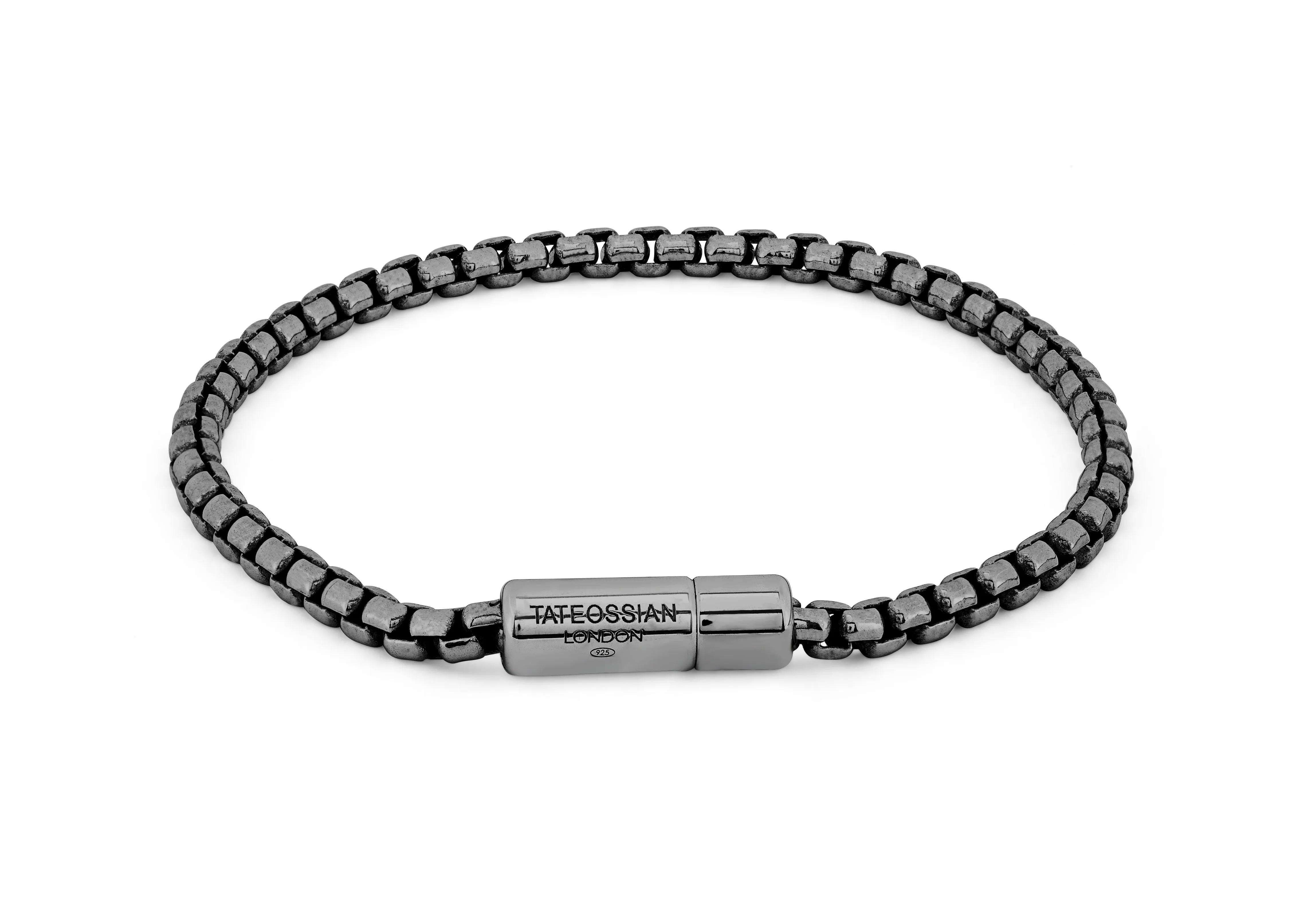 Pop Sleek bracelet in black rhodium plated sterling silver
