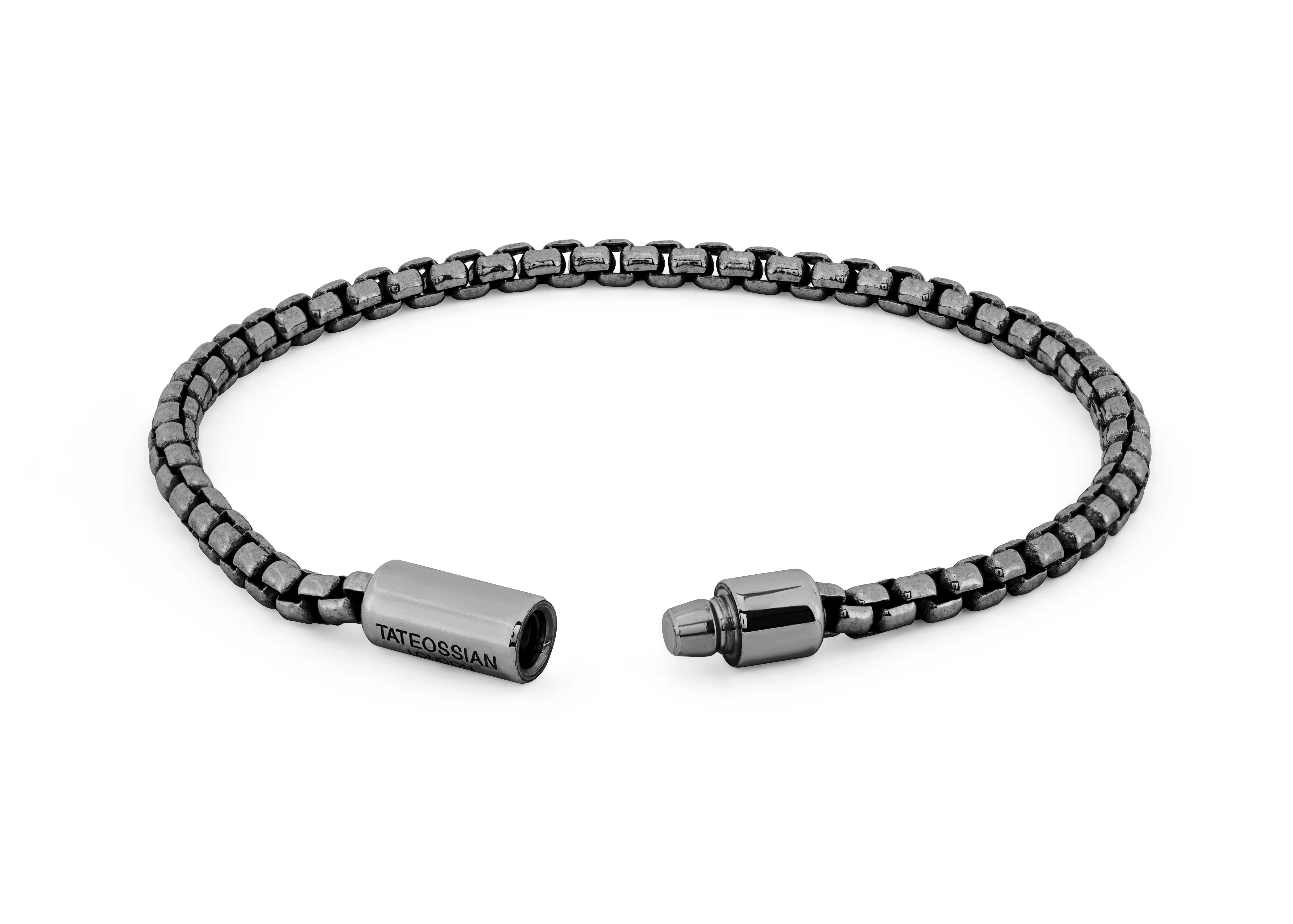 Pop Sleek bracelet in black rhodium plated sterling silver