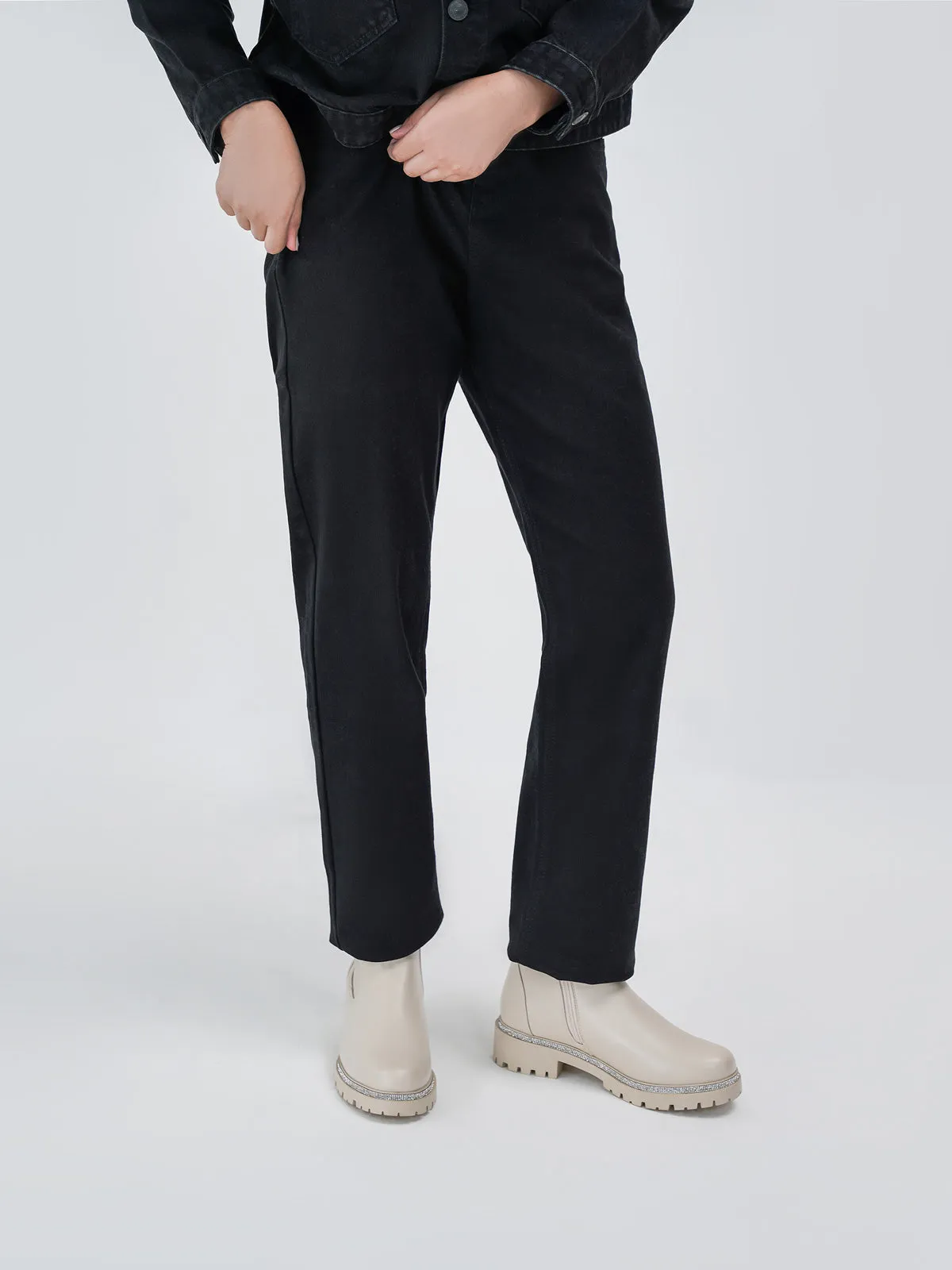 "DRACO" Slim Fit Casual Denim Pant