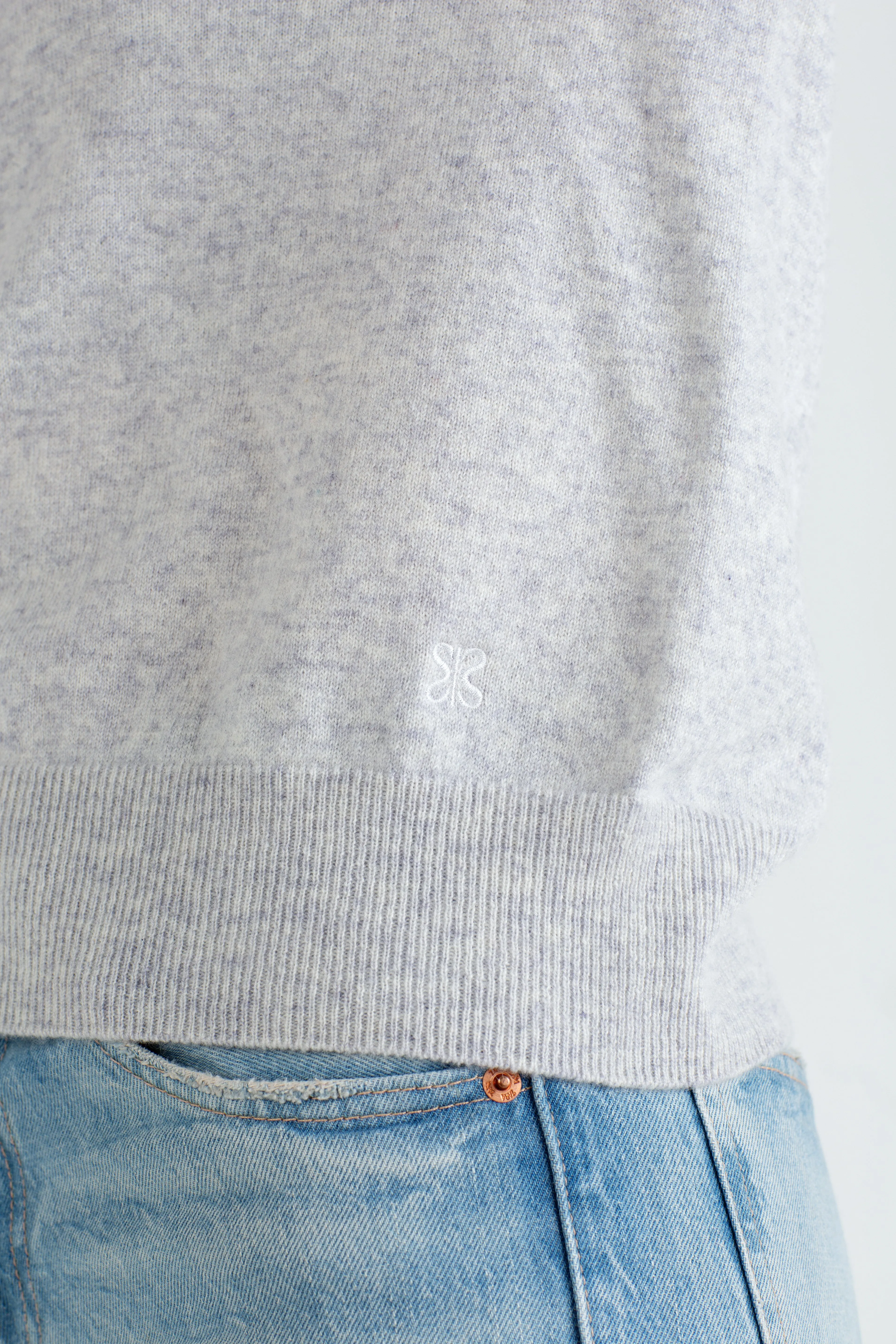 "The Joy" - Cashmere Collar Sweater