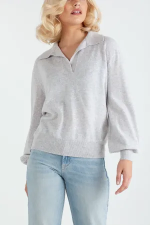 "The Joy" - Cashmere Collar Sweater
