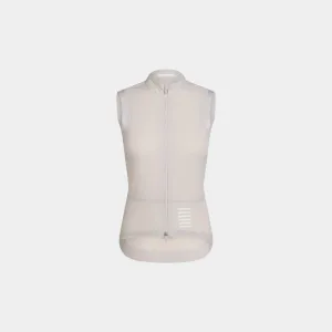 Rapha Women's Pro Team Lightweight Gilet - Silver Gray / White Alyssum