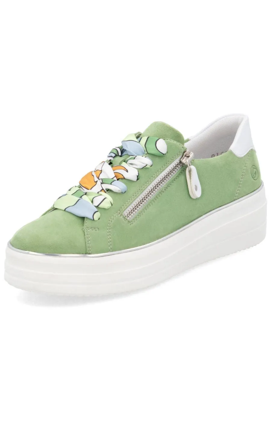 Remonte Green Suede Trainer