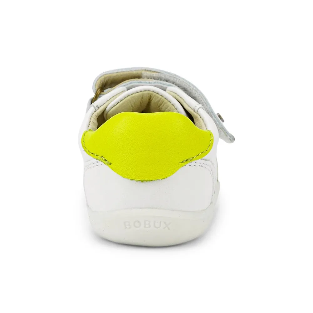 Riley  - Step Up - White   Neon