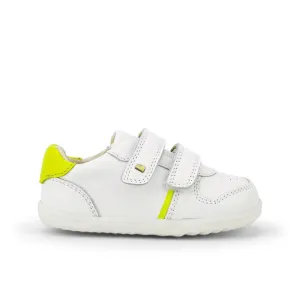 Riley  - Step Up - White   Neon