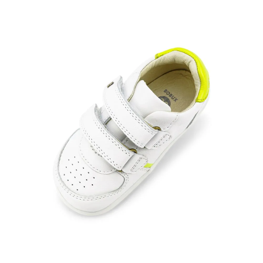 Riley  - Step Up - White   Neon
