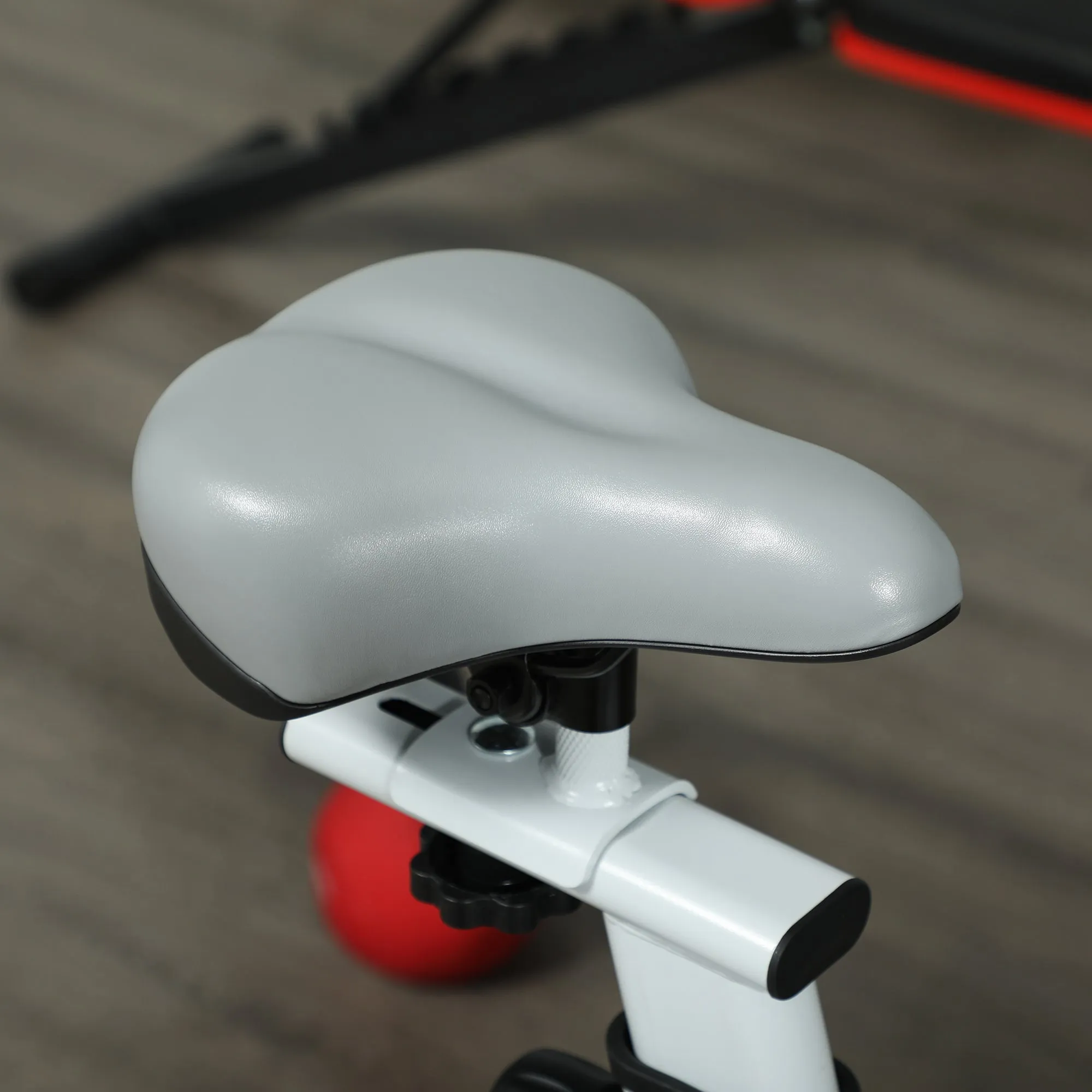 Rootz Home Bike - Exercise Bike - Stationary Bike - Adjustable Seat & Resistance - 98cm x 45cm x 117cm