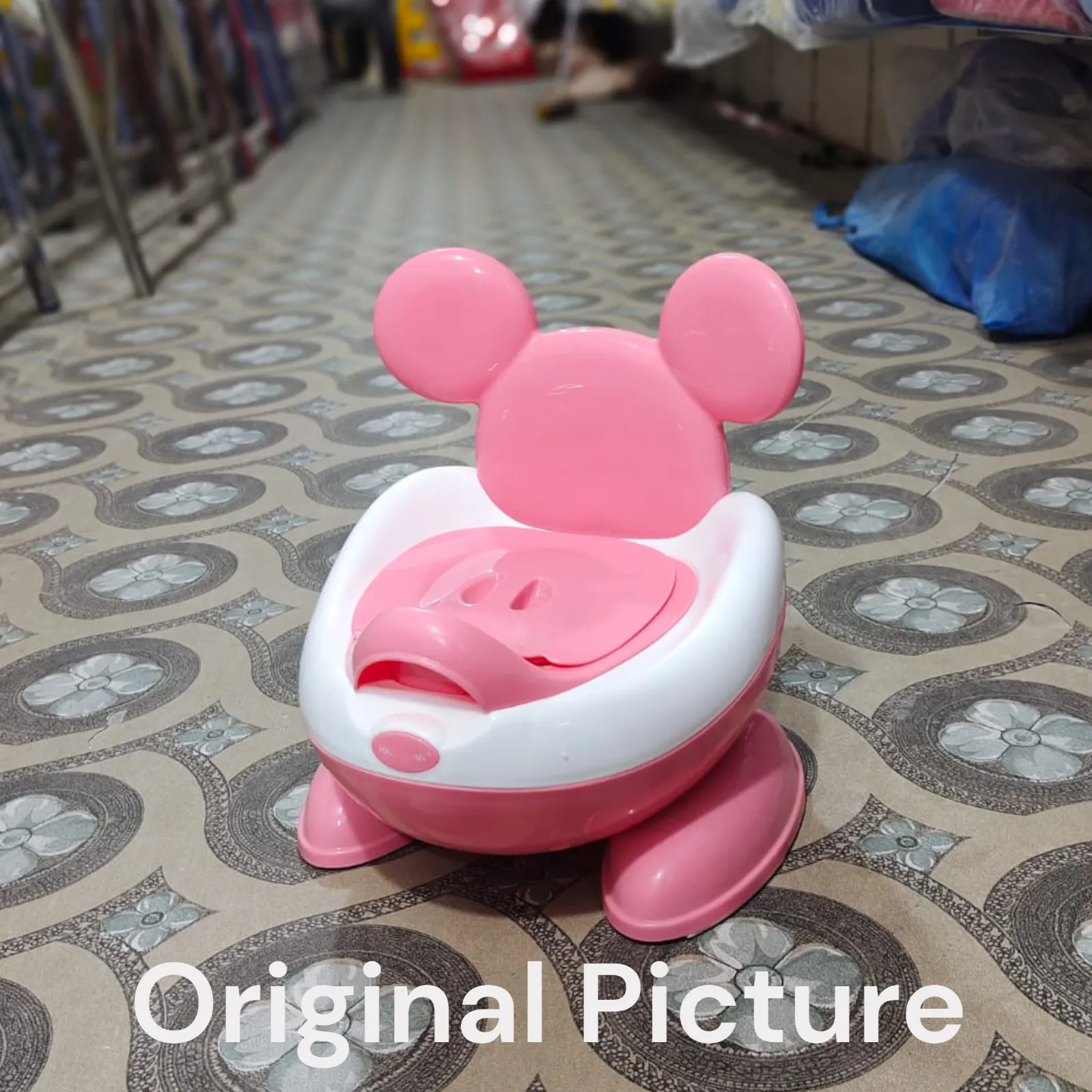 Royale Potty Trainer Potty Seat With High Backrest And Detachable Potty Storage Box Pink