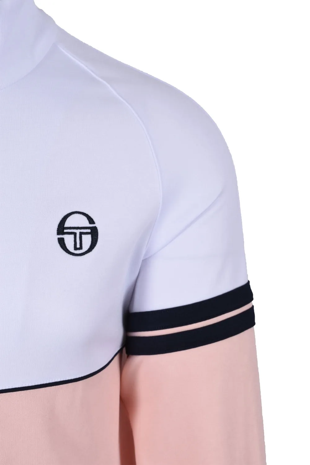 Sergio Tacchini STM14594 Orion Track Top Seashell Pink/White
