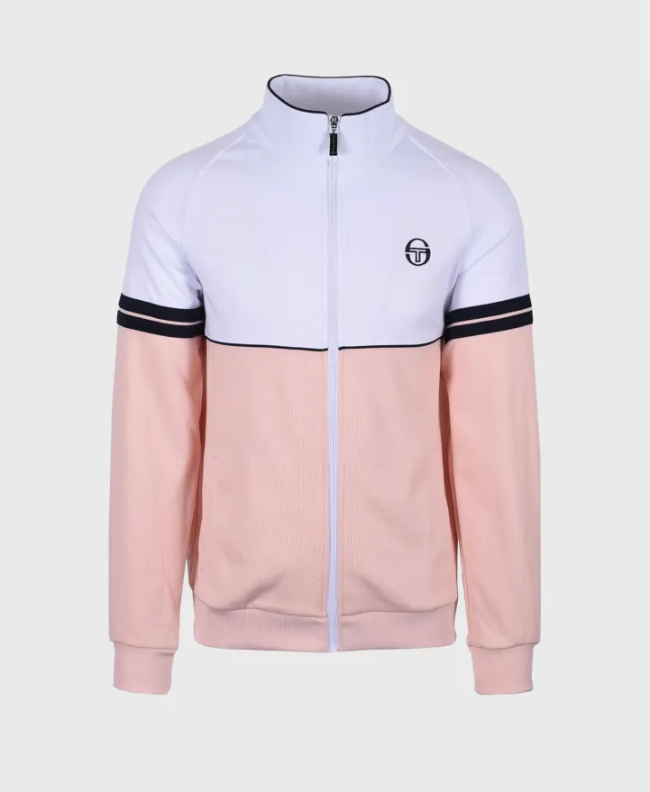 Sergio Tacchini STM14594 Orion Track Top Seashell Pink/White