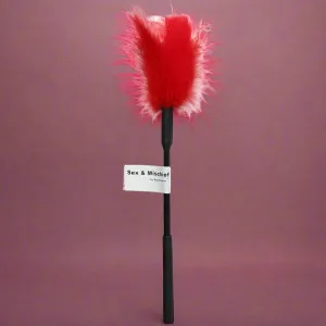 Sex and Mischief 7 Inch Red Feather Tickler