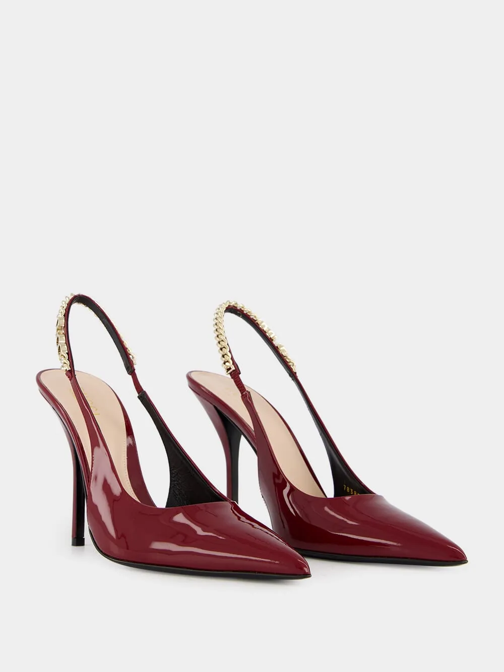 Signoria Slingback Rosso Ancora 105mm Pump