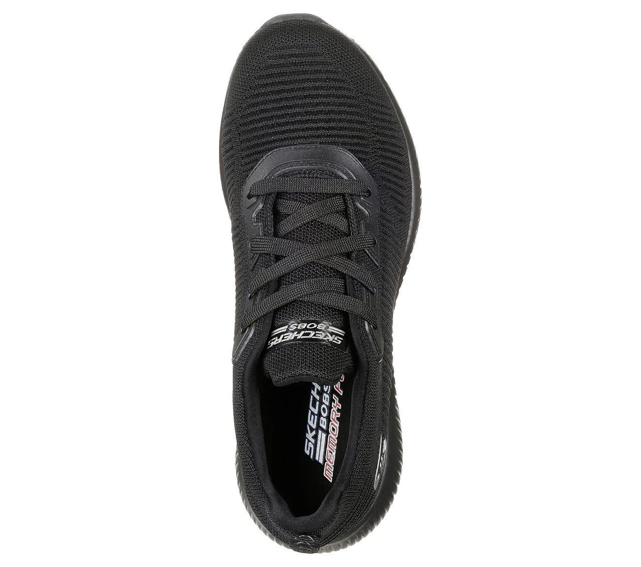 Skechers 32504 Bobs Tough Talk Sneakers für Damen, weite Passform, Schwarz