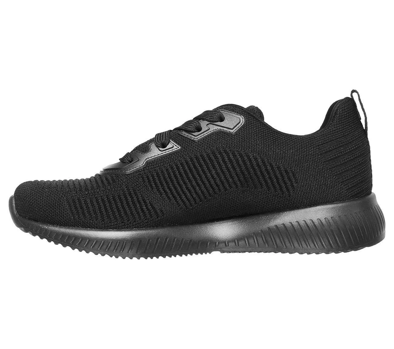 Skechers 32504 Bobs Tough Talk Sneakers für Damen, weite Passform, Schwarz