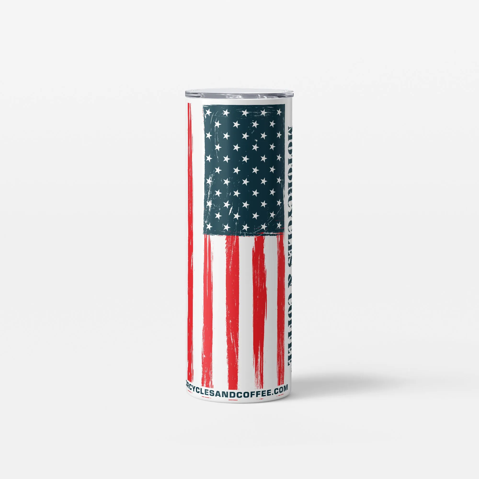 Skinny Tumbler - Distressed Flag - Color