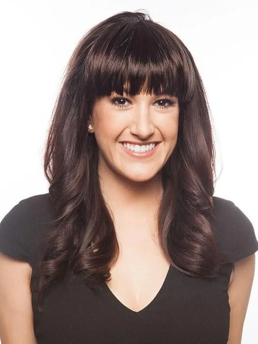 Sleek Finish Clip In Bangs | Synthetic Bang (Clip In) | CLOSEOUT
